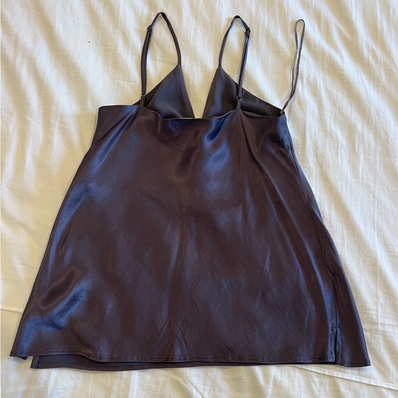 Socialite Satin Cami, Purple/Grey, size XS - Picture 2 of 3
